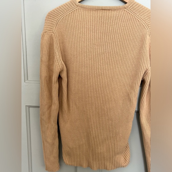 Steve & Barry's QUALITY OUTFITTERS VINTAGE INSPIRED 100% COTTON Gold Sweater - Picture 6 of 11